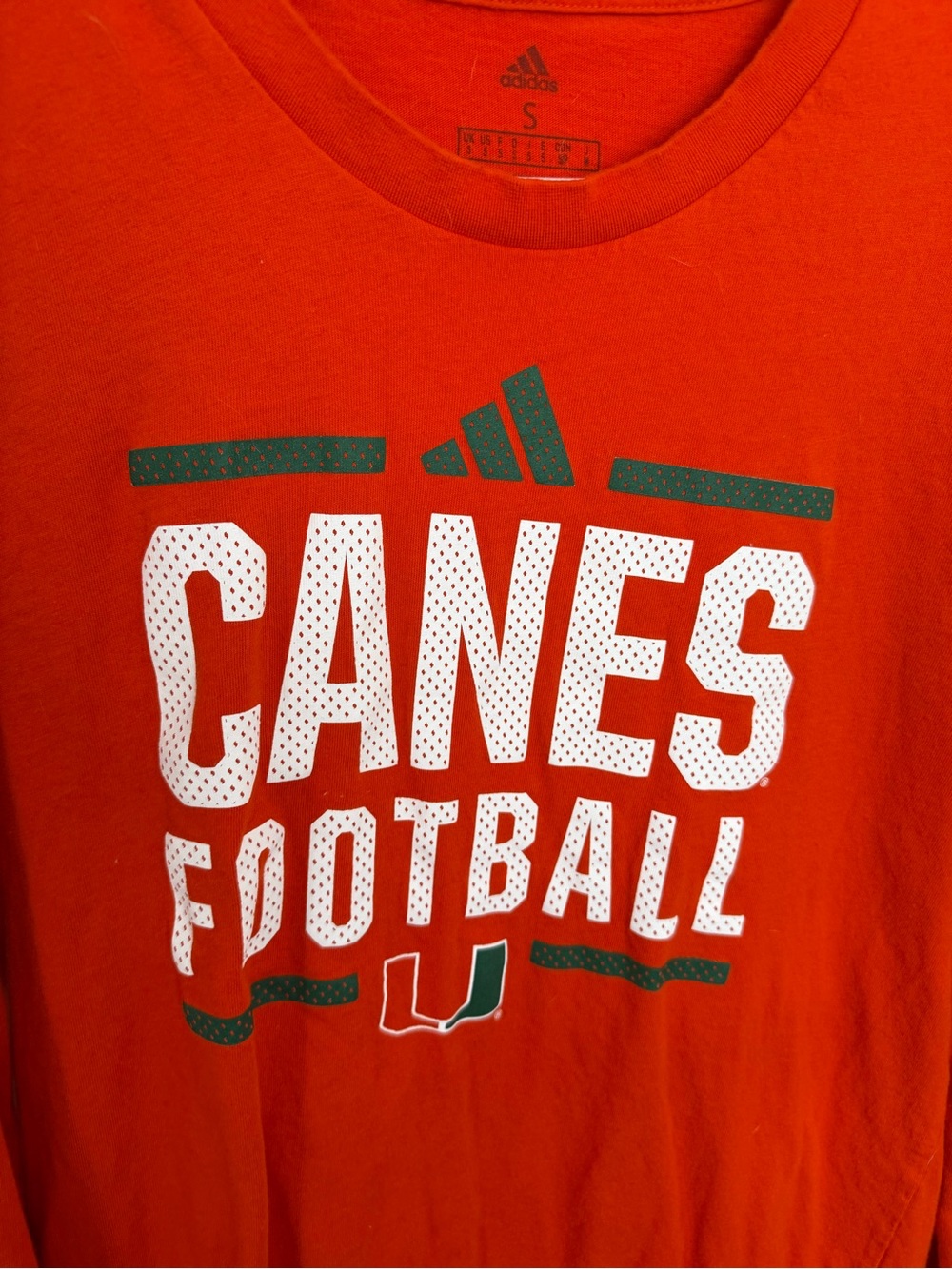 Miami Canes football long sleeve